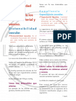 Distensibilidad Vascular y Funciones de Los Sistemas Arterial y Venoso