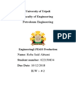 Faculty of Engineering Petroleum Engineering