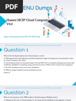 H13-527-ENU Dumps: Huawei HCIP Cloud Computing V4.0