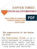 Chapter Three:: Financial Environment