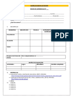 Matriz de Sesion de Tutoria