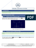 Aerodrome Lighting System: 2.1. Simple Version of Approach Lights