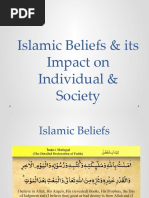 Islamic Beliefs & Its Impact On Individual &