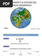 La Geografía y El Estudio Del Espacio Geográfico