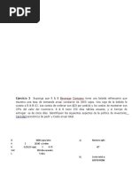 D 3600 Cajas/anio A) Numero Optimo de Unidades Por Orden K $ 20.00 C/orden H 0,25 ($3 Caja) $ 0.75 WD 250 Dias Anuales L 5 Dias B) Costo Total Anual