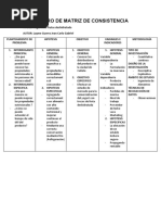 Cuadro de Matriz de Consistencia