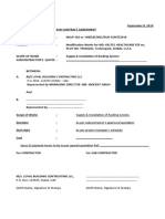 Racking System Contract Draft