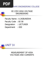 04 Measurement of High Voltage and Current