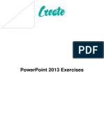 11 Powerpoint 2013 Exercises