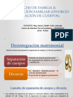 Derecho de Familia Ii - Divorcio