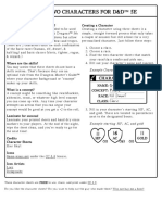 Thirty Two Characters For D&D™ 5E: Character Info