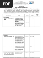 Action Plan Green Our Dole Program, Cy 2017