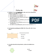 Ficha de Trabajo - Clasificamos Cuadriláteros