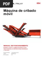 Zaranda Finlay 684 Manual Operacion Esp, PDF