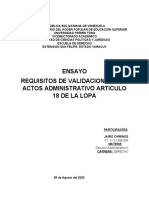 Ensayo Sobre Los Requisitos de Forma y de Fondo