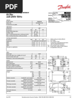 Sc21Ftx Tropical Compressor R134a 220-240V 50Hz: General