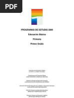 Programa de Estudio 2009 1° Grado