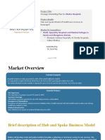 Project Title: Strategic Marketing Plan For Project Details: Hub and Spoke Model of Healthcare Services in Kasaragod Market & Competitors