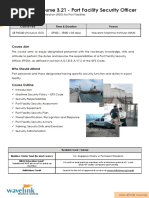 IMO Model Course 3.21 - Port Facility Security Officer