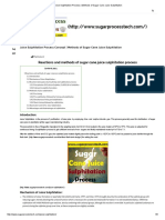 Juice Sulphitation Process - Methods of Sugar Cane Juice Sulphitation