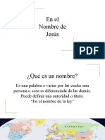 En El Nombre de Jesús