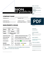 COMPANY NAME - : Main Priority (Focus)