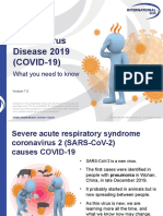 Coronavirus Disease 2019 (COVID-19) : What You Need To Know