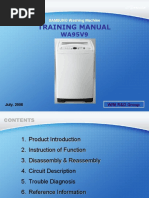 Training Manual: SAMSUNG Washing Machine