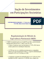 Avaliação de Investimentos em Participações Societárias PDF