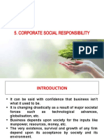 5 Corporate Social Responsibility