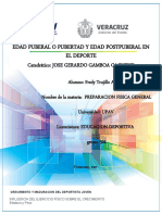 Edad Adulta en El Deporte y Puberal