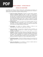 Estructura Basica de Uno de Los Papeles de Trabajo