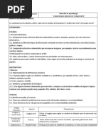 Planeacion de 3 Grado Primeras 2 Semanas de Marzo