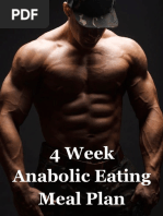 4 Week Anabolic Eating Meal Plan - 2 PDF