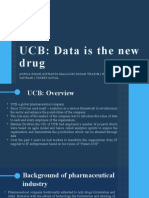 Group 1A: UCB: Data Is The New Drug