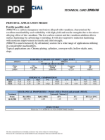 Principal Application Fields Ferritic Pearlitic Steel:: Technical Card