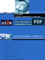 Note 2 - Building Basic Formula