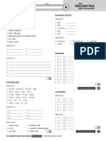 English File: Answer Sheet