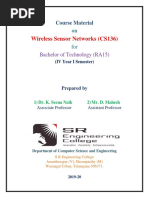 Wireless Sensor Networks (CS136) Wireless Sensor Networks (CS136) Wireless Sensor Networks (CS136)