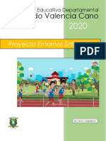 PROYECTO DE Escuelas SALUDABLES PDF