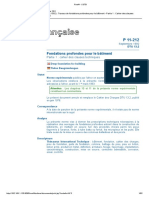 DTU 13.2 Fondations Profondes Pour Le Bâtiment - Partie 1 Cahier Des Clauses Techniques PDF