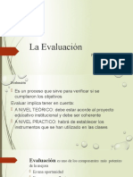 La Evaluación U4