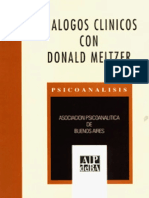 12 - Diálogos Clínicos Con Donald Meltzer (Psicoanálisis-APdeBA) PDF