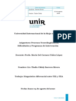 Trabajo - Diagnóstico Diferencial Entre TEL y TEA