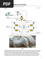 SAG Mill Grinding Circuit Design