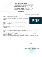 Surat Keterangan Sakit