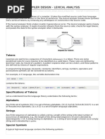 Compiler Design - Lexical Analysis