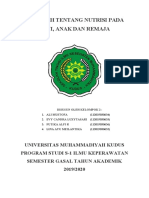 Makalah Tentang Nutrisi Pada Bayi Anak Dan Remaja