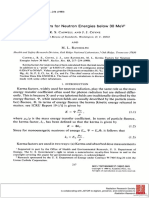 Kerma Factors For Neutron Energies Below 30 Mev1: M. L. Randolph