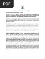 Comunicado Sobre Nuevo Rector y Cierre Del Seminario